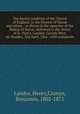 The fearful condition of the Church of England, in the Diocese of Huron microform : as shown in the speeches of the Bishop of Huron, delivered in the Vestry of St. Paul