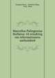 Marcellus Palingenius Stellatus: til erindring om reformationens aarhundred, Frederik Plum , Friedrich Plum, Fred . Plum 