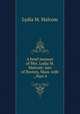 A brief memoir of Mrs. Lydia M. Malcom: late of Boston, Mass. wife ., Part 4, Lydia M. Malcom 