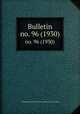 Bulletin. no. 96 (1930), Smithsonian Institution. Bureau of American Ethnology 