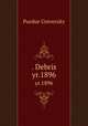 . Debris. yr.1896, Purdue University 