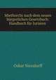 Miethrecht nach dem neuen burgerlichen Gesetzbuch: Handbuch fur Juristen ., Oskar Niendorff 