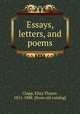 Essays, letters, and poems, Clapp, Eliza Thayer, 1811-1888. [from old catalog] 