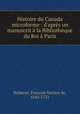 Histoire du Canada microforme : d