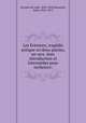 Les Erinnyes; tragedie antique en deux parties, en vers. Avec introduction et intermedes pour orchestre;, Leconte de Lisle, 1818-1894,Massenet, Jules, 1842-1912 