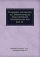 O egregio encuberto; ou, Demonstracao dos principaes fundamentos em que se ., Manuel Claudio, M. C ., Sebastianista M C 