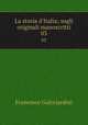 La storia d`Italia; sugli originali manoscritti. 03, Francesco Guicciardini 
