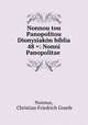 Nonnou tou Panopolitou Dionysiakon biblia 48 =: Nonni Panopolitae ., Nonnus, Christian Friedrich Graefe 