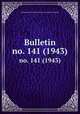 Bulletin. no. 141 (1943), Smithsonian Institution. Bureau of American Ethnology 