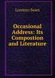 Occasional Address: Its Compostion and Literature, Lorenzo Sears 
