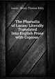 The Pharsalia of Lucan: Literally Translated Into English Prose with Copious ., Lucan, Henry Thomas Riley 