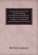 A true picture of the United States of America microform : in which "oil without vinegar" is analyzed, and proved to be rancid, British subject 