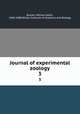 Journal of experimental zoology. 3, Brooks, William Keith, 1848-1908,Wistar Institute of Anatomy and Biology 