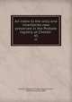 An index to the wills and inventories now preserved in the Probate registry, at Chester . 45, Chester (England). Probate Registry,Irvine, William Ferguson, 1869- 