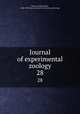 Journal of experimental zoology. 28, Brooks, William Keith, 1848-1908,Wistar Institute of Anatomy and Biology 
