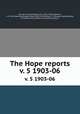 The Hope reports. v. 5 1903-06, Poulton, Edward Bagnall, Sir, 1856-1943,Carpenter, G. D. Hale (Geoffrey Douglas Hale), 1882-1954,Varley, G. C. (George Copley),Hobby, B. M,University of Oxford. University Museum 