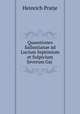 Quaestiones Sallustianae ad Lucium Septimium et Sulpicium Severum Gai ., Heinrich Pratje 