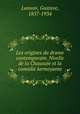 Les origines du drame contemporain. Nivelle de la Chaussee et la comedie larmoyante, Lanson, Gustave, 1857-1934 