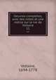 Oeuvres compltes, avec des notes et une notice sur la vie de Voltaire. 11, Voltaire, 1694-1778 