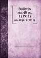 Bulletin. no. 40 pt. 1 (1911), Smithsonian Institution. Bureau of American Ethnology 