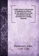 A fifth letter to the people of England microform : on the subversion of the constitution and the necessity of it