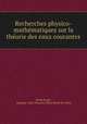 Recherches physico-mathematiques sur la theorie des eaux courantes, Riche Prony 