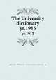The University dictionary. yr.1913, University of Minnesota. General Alumni Association. 4n 