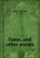 Fame, and other poems, Shipp, Barnard, b. 1813 