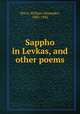 Sappho in Levkas, and other poems, Percy, William Alexander, 1885-1942 