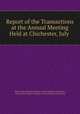 Report of the Transactions at the Annual Meeting Held at Chichester, July ., Royal Archaeological Institute of Great Britain and Ireland , Royal Archaeological Institute of Great Britain and Ireland 