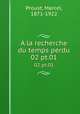 A la recherche du temps perdu. 02 pt.01, Proust, Marcel, 1871-1922 