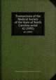 Transactions of the Medical Society of the State of North Carolina serial. 42 (1895), Medical Society of the State of North Carolina. Annual Session 