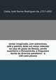 Jantar imaginado, com sobremeza, cafe e palitos, dado em meza redonda na casa de pasto do Desejo, sendo cozinheiro o Pensamento, e freguezes Gente de diversos paladares : a 160 cada pessoa, Jose Daniel Rodrigues da Costa 
