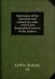 Specimens of the novelists and romancers, with critical and biographical notices of the authors, Griffin, Richard, ed 
