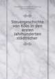 Steuergeschichte von Koln in den ersten Jahrhunderten stadtischer ., Johann Georg Albrecht Henning, Albrecht Henning 