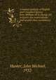 A topical analysis of English and Canadian history from William III to George III, inclusive (for matriculants and second class candidates), Hunter, John Michael, 1932- 