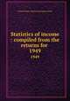 Statistics of income : compiled from the returns for .. 1949, United States. Internal revenue service 