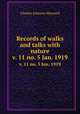 Records of walks and talks with nature. v. 11 no. 5 Jan. 1919, C. J. Maynard 