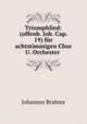 Triumphlied: (offenb. Joh. Cap. 19) fur achtstimmigen Chor U. Orchester ., Johannes Brahms 