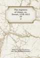 The registers of Almer, co. Dorset, 1538-1812.. 59, Almer, England (Parish),Fry, Edw. Alex. (Edward Alexander) 