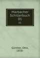 Marbacher Schillerbuch. 01, Otto Guntter 