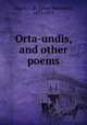 Orta-undis, and other poems, James Matthews Legare 