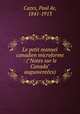 Le petit manuel canadien microforme : ("Notes sur le Canada" augumentes), Cazes, Paul de, 1841-1913 