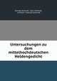 Untersuchungen zu dem mittelhochdeutschen Heldengedicht, Konrad Schmidt, Conr Schmidt, of Erfurt ? Konrad Schmidt 