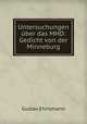 Untersuchungen uber das MHD: Gedicht von der Minneburg, Gustav Ehrismann 