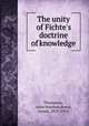 The unity of Fichte