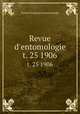 Revue d`entomologie. t. 25 1906, 