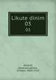 Likute dinim. 03, Aminof, Abraham,akham, Simeon, 1843-1910 