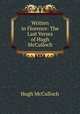 Written in Florence: The Last Verses of Hugh McCulloch, Hugh McCulloch 