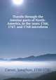 Travels through the interior parts of North-America, in the years 1766, 1767, and 1768 microform, Carver, Jonathan, 1710-1780 